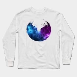 Semicircle with a galaxy Long Sleeve T-Shirt